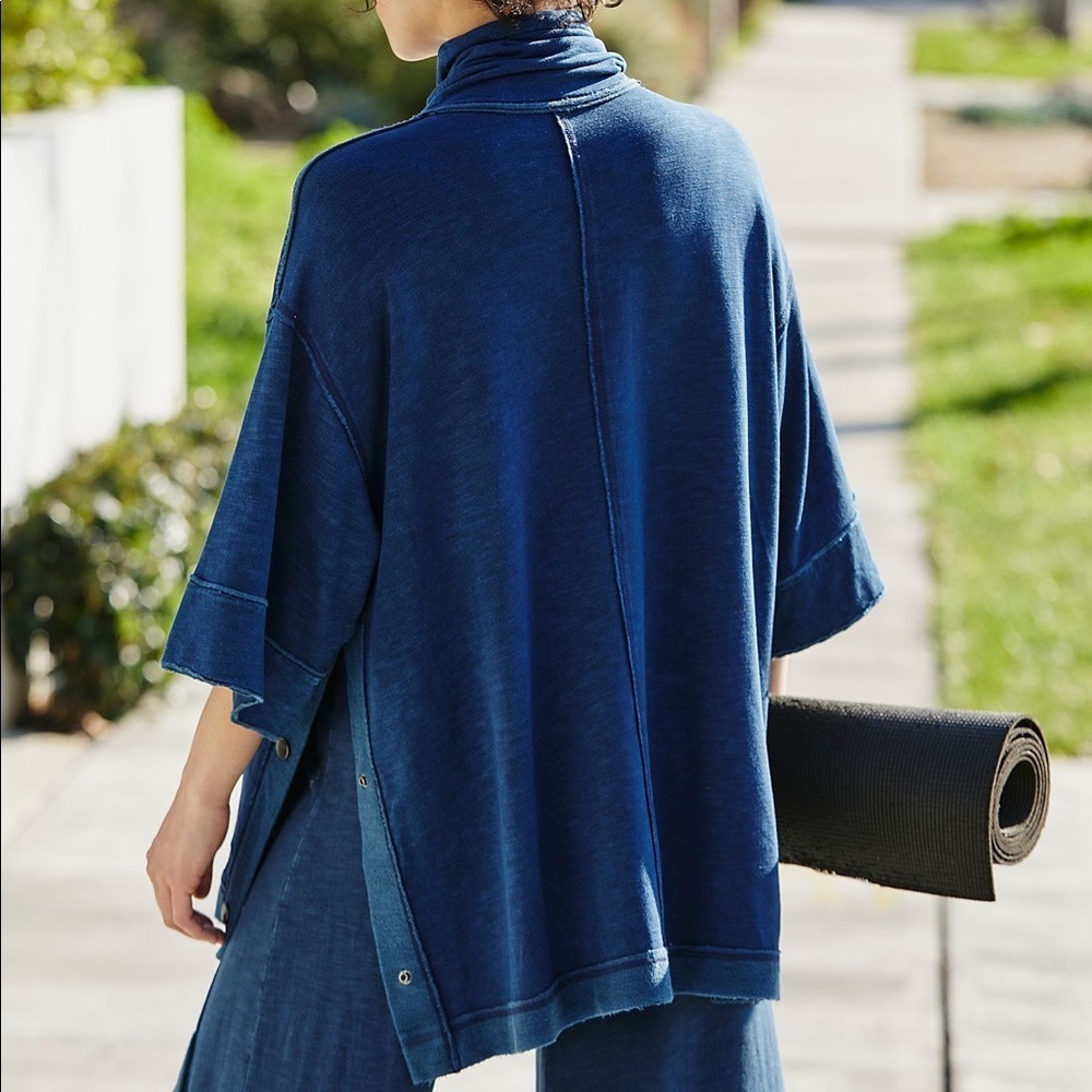 Womens Free People Embers Cowl Neck Sweatshirt - Picture 3 of 8